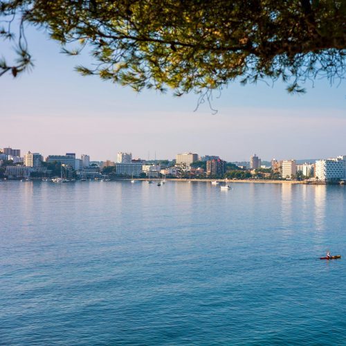 Panoramablick auf Magaluf auf Mallorca