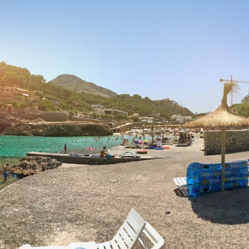 Schöne Badebucht in Llucmajor Mallorca